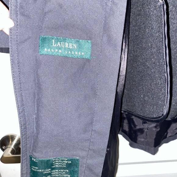 Ralph Lauren Navy Trench Coat - Picture 6 of 11